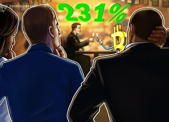 Грифон акции взлетает на 231% перед предстоящим слиянием американского биткойнов