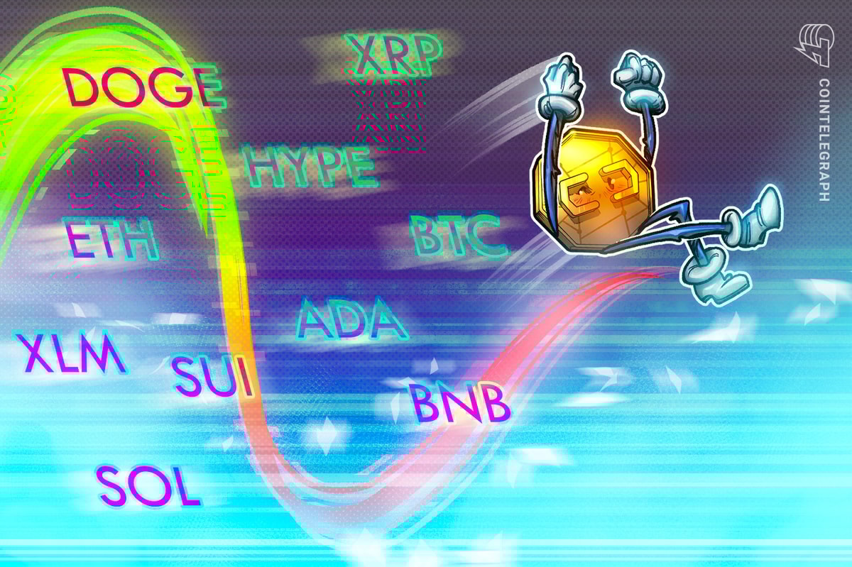 Прогнозы цен для BTC, ETH, XRP, BNB, SOL, DOGE, ADA, HUPE, XLM, SUI