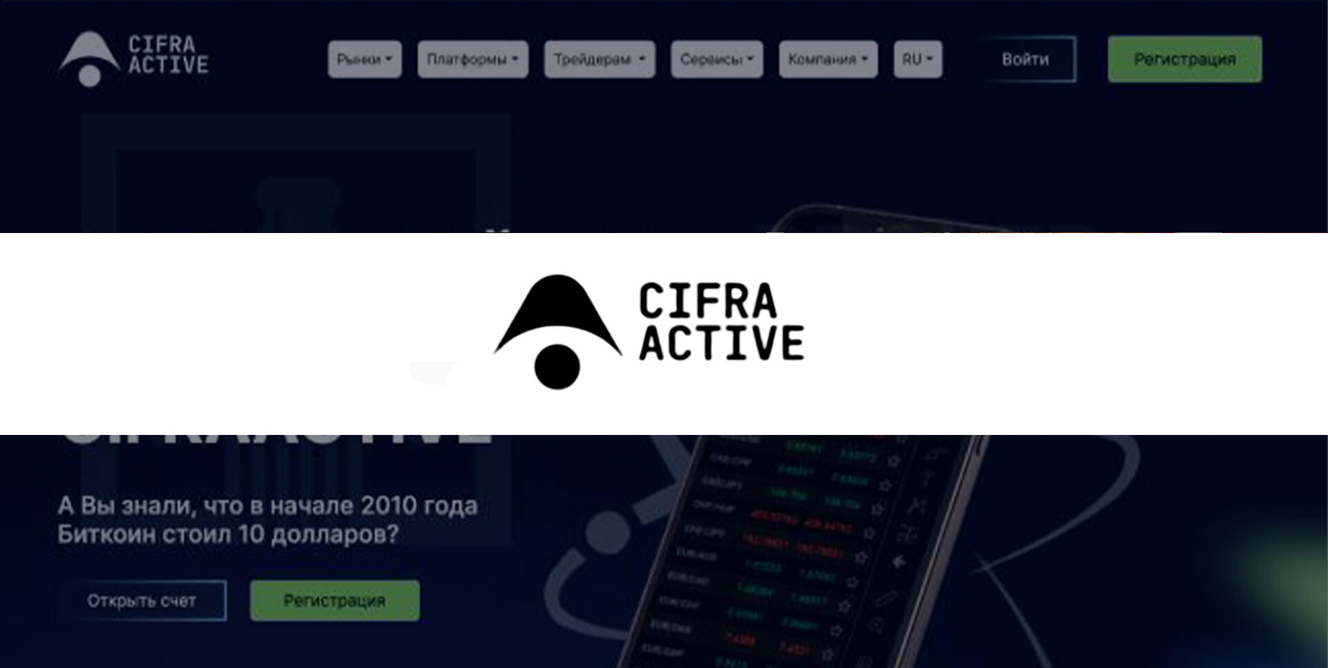 Обзор брокера CifraActive
